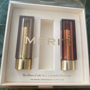 Merit Lipstick Dress Code Set Du Jour and Bespoke